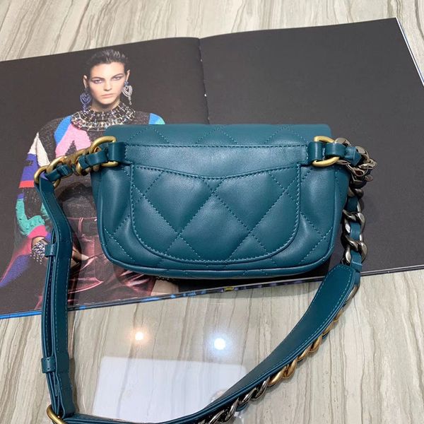 

fashion quality waist bag 20cm calfskin leather waist bag for women soft leather crosbody bag 4 colors