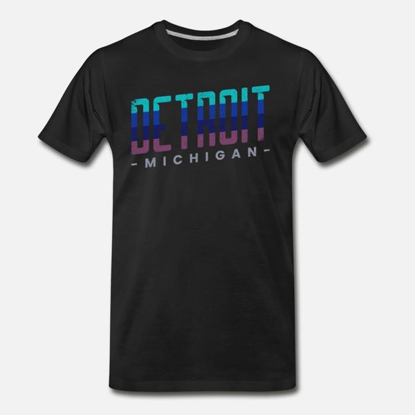

детройт мичиган сша motorcity motown downtown т рубашки мужчин вязаные 100% хлопок s-3xl outfit известные здания весна осень отдых рубашка
