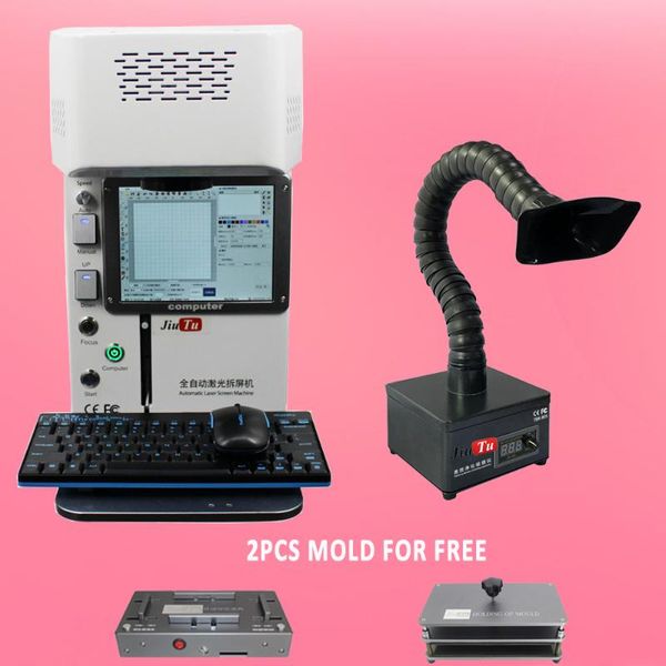 

jiutu laser back cover separating machine for 8 8plus xs xs max x 11 11pro rear glass removing diy logo printer engraving