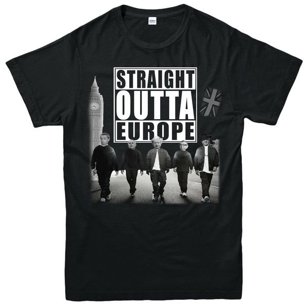 

straight outta europe brexit t-shirt, european union gift, kids tee top