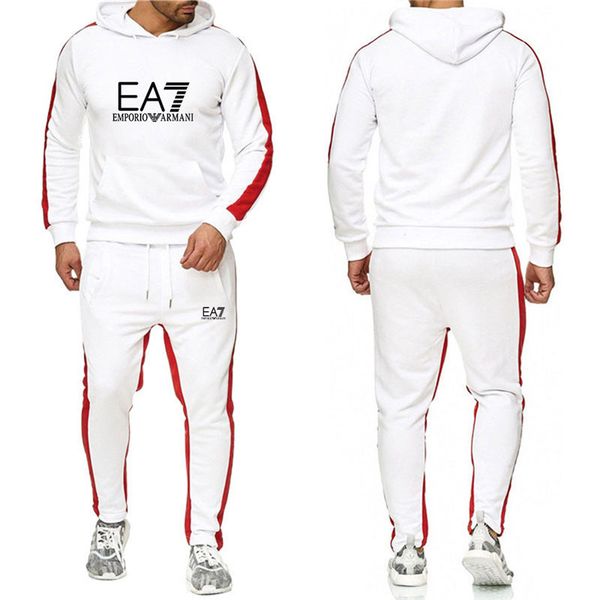 

designer men's tracksuits sportswear sets jogging suits hoodies men sweatshirts loose suit mens pants brand clothing, Gray