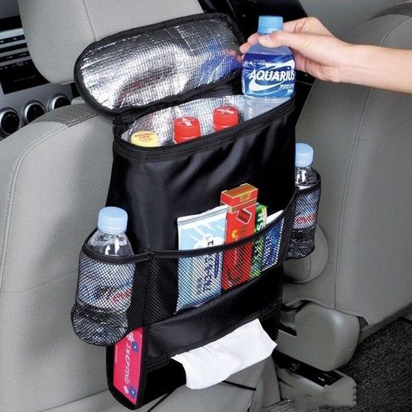 

back storage car cool holder bags auto universal keep / warm insulation travel seat organizer multi-pocket bdegarden drpjb