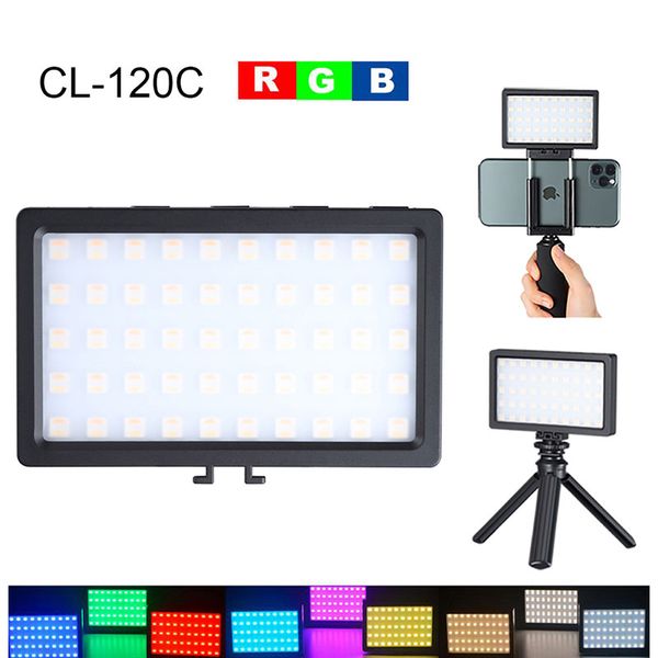 

3200k-5600k rgb led video light mini fill light built-in battery for phone camera shooting pgraphy p studio accessories