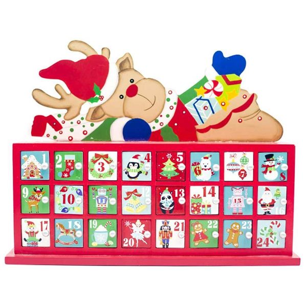 

ornament christmas advent countdown calendar storage home drawer kid practical