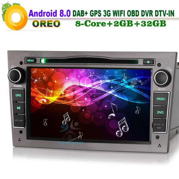 

dab+ android 8.0 autoradio sat navi wifi 3g gps sd cd tv dvd rds bt bluetooth usb car radio player for antara combo corsa
