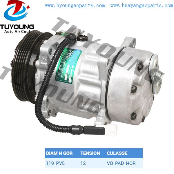 

sanden sd7v16 auto ac compressor citroen xm peugeot 605 3.0 6453q2