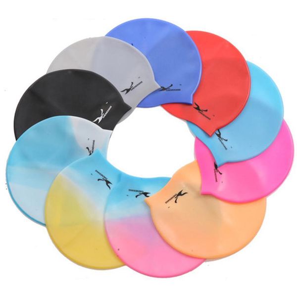 

rubber waterproof shipping silicone quality hat multi swim swimming women children men cap caps color hwjh ujdua