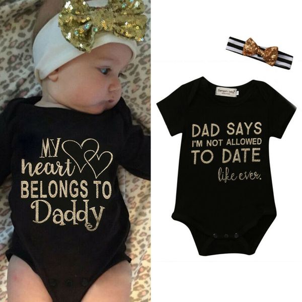 

2pcs newborn infant baby girl black sunsuit clothes bodysuits short sleeve jumpsuit playsuit outfits with headband, Blue