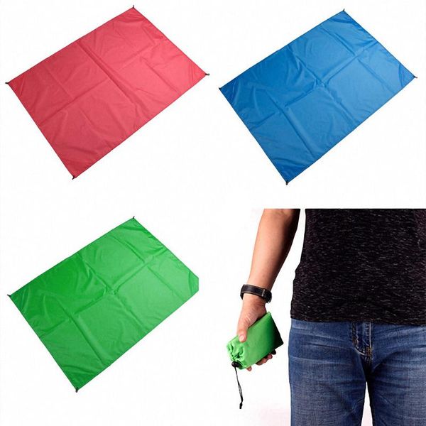 

100*140cm camping mat cushion waterproof beach mat foldable picnic blanket outdoor portable camping moisture-proof blanket