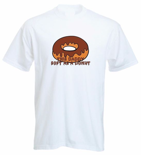 

t-shirt men 2019 summer tee shirt hipster cool o neck fathers day donut gift idea present dad daddy t shirt