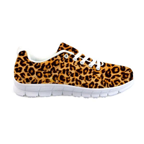 

thikin lace-up sneakers with classic leopard pattern print ladies mesh flats girls travel flast shoes women 2020 new arrival, Black