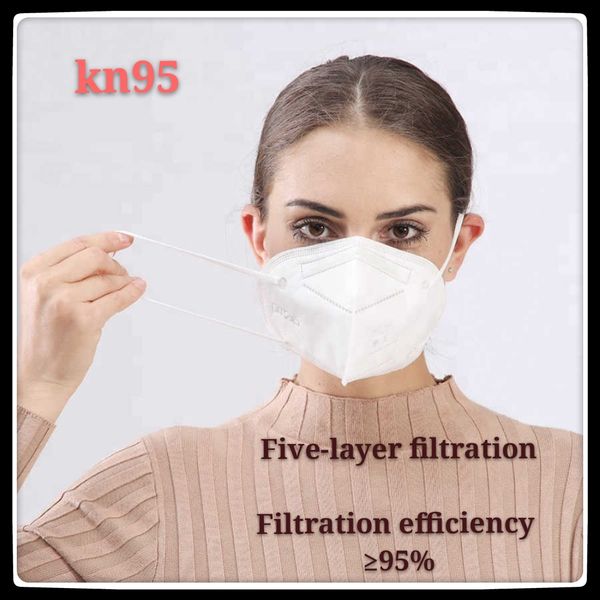 

DHL free shipping kn95 mask 5-layer filter rate is higher than 95%, dust and fog PM2.5 safe KN95 breathable folding mask