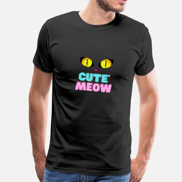 

meow forever t shirt men sunlight tee shirt s-xxxl slim sunlight funny spring slim shirt