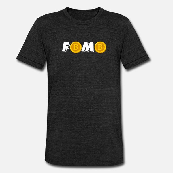 

fomo bitcoin crypto blockchain digital cool t shirt men designing 100% cotton round neck clothes graphic new style spring pictures shirt
