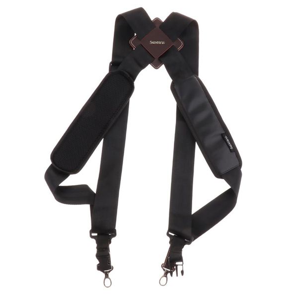 

comfortable djembe strap adjustable african hand drum belt for drummer, Black;brown