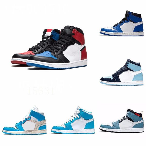 

новый 1s high top 3 разрушенного og бред toe banned game royal обувь мужская 1s тень тапок высокого качество с коробкой j # 08-115