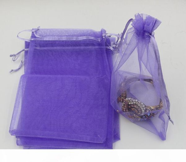 

sell 100pcs light purple organza jewelry gift pouch bags for wedding favors,beads,jewelry 7x9cm . 9x11cm .etc, Pink;blue