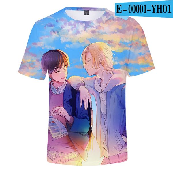 

new banana fish 2 3d full print cool 3d print shirts oversized anime hippie men clothing
