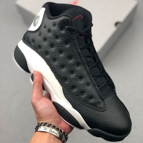 

schoenen heren jumpman 13 reverse he got game 414571-061 black gym red white 41-47 manbasketballshoes chaussures de sport pink shoes running, White;red