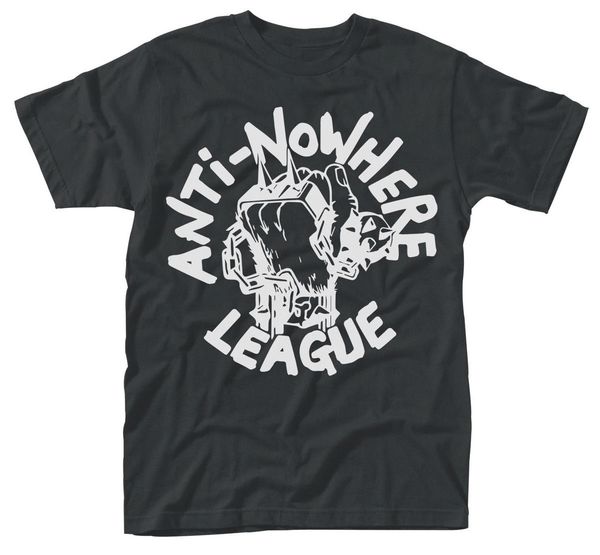 

anti nowhere league 'logo' t-shirt - neu und offiziell summer short sleeves t shirt fashion