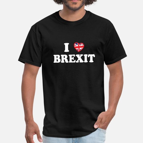 

i love brexit t shirt men personalized tee shirt o-neck costume anti-wrinkle comfortable spring letters shirt
