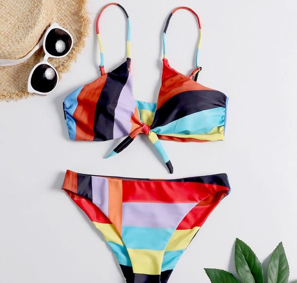 

summer swimwear women bikinis set 2019 brazilian bathing suit women high waist patchwork bikini push up swimsuit0698, White;black