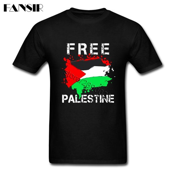 

palestine tshirt funny men's t shirts short sleeved 100% cotton round neck t-shirt for boy