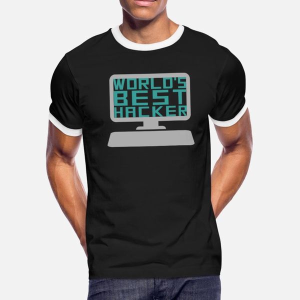 

hacker world's hacker t shirt men designer tee shirt o-neck novelty interesting new style summer style letters shirt