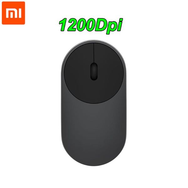 

wireless mouse portable bluetooth 4.0 aluminium alloy abs material gaming mouse rf 2.4ghz dual mode connect mi 1200dpi