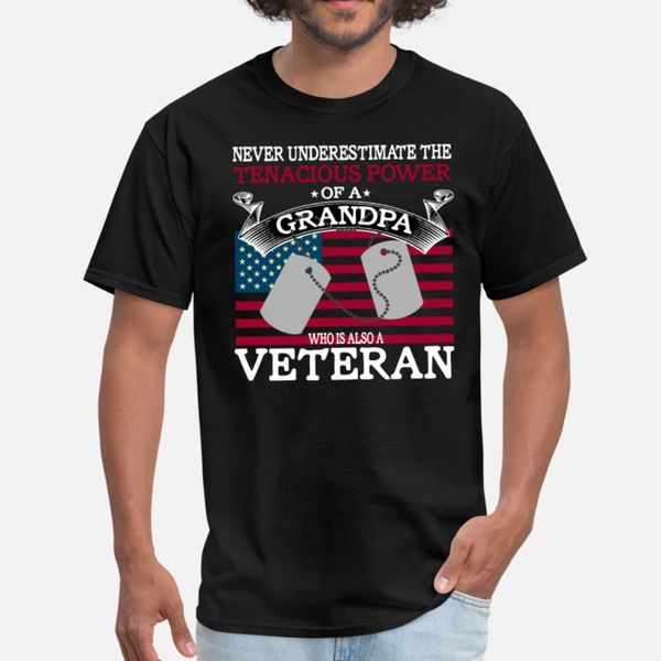 

never underestimate the tenacious power of a grand t shirt men designs cotton o-neck normal interesting comical spring autumn formal shirt