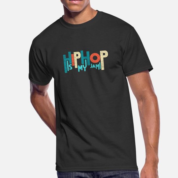 

hiphop is my jam gift christmas birthday t shirt men designing tee shirt size s-3xl slim gift fashion summer style slim shirt