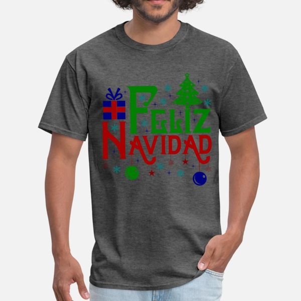 

feliz navidad t shirt men design short sleeve o neck letters loose fashion spring autumn pictures shirt