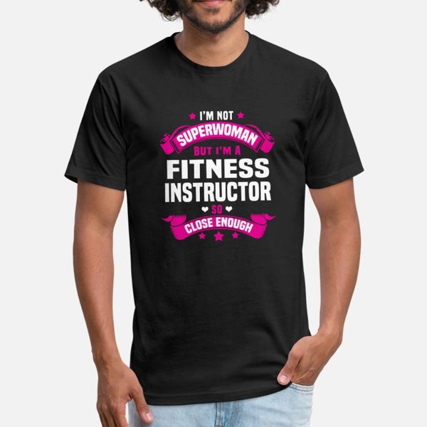 

fitness instructor t shirt men printing cotton o neck formal gift new fashion summer style novelty shirt