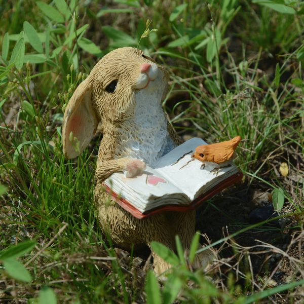 

everyday collection easter decorations for home new year cute rabbit figurines miniature tableornaments fairy garden