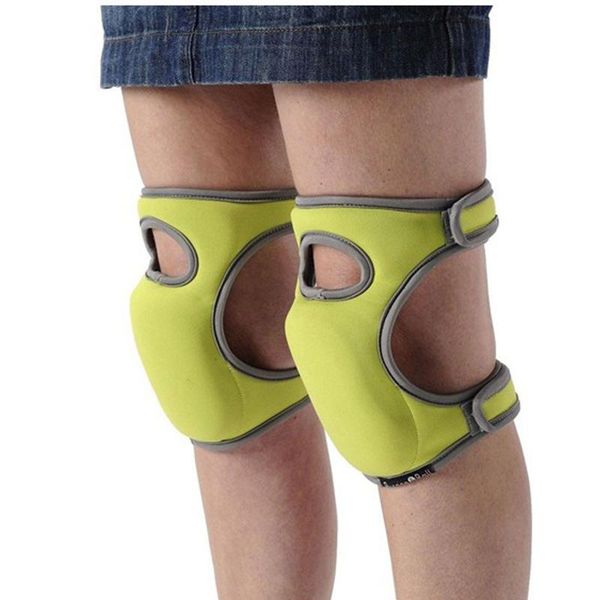 

1 pair flexible soft foam knee protection sports work gardening generator knee protector workplace safety supplies, Black;gray