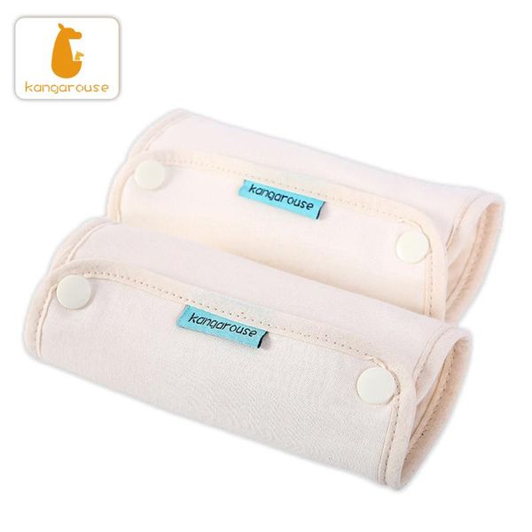 

kangarouse organic cotton saliva towel bandana bibs use with kg-200&kg-300 baby carrier accessory, Slivery;white