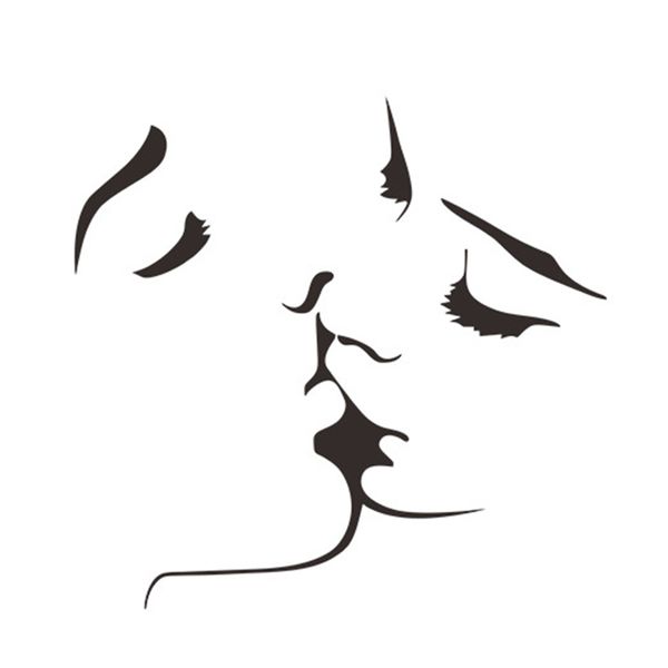 

день целуя lover валентин люди женщины съемного подарочные наклейки стена non toxic