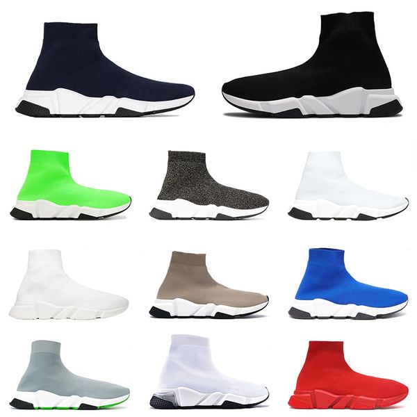 

sock men shoes designer luxury trainer navy blue white black green beijing women fashion platform trainers socks 36-45