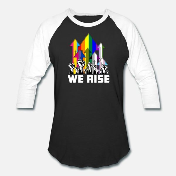 

we rise lgbtqia pride flags t shirt men customized tee shirt s-xxxl unique famous comfortable spring pictures shirt