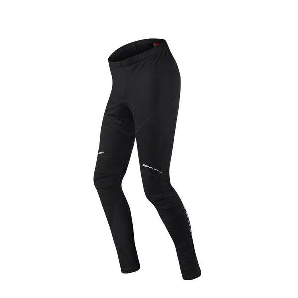 

santic мужская зима-2-8 градусов велосипед велоспорт штаны, Black;blue