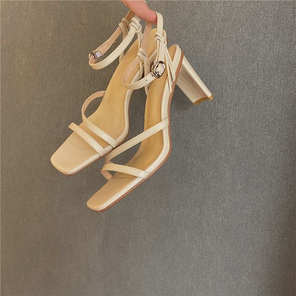 

sandals for women sandalias de verano para mujer brand open toe gladiator high heels summer sandals party shoes, Black