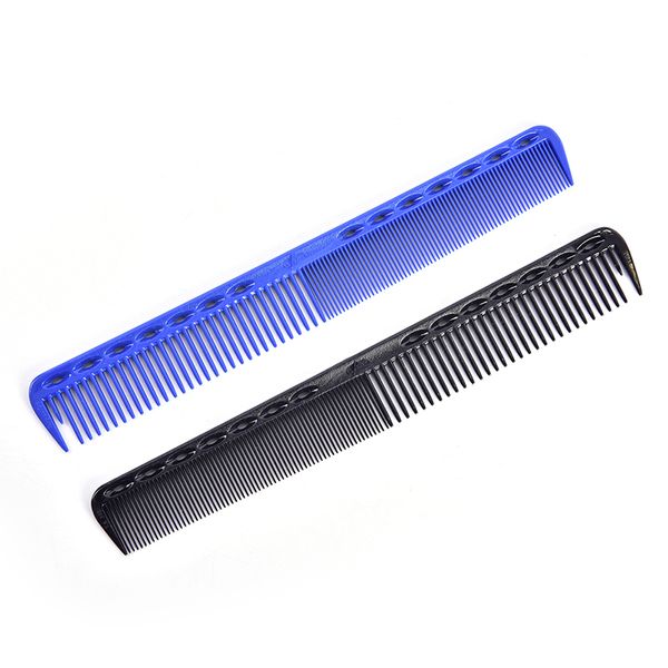 

hair brushes 1pc professional salon flatcutting comb carbon anti-static hairdressing brush women styling tools, Silver