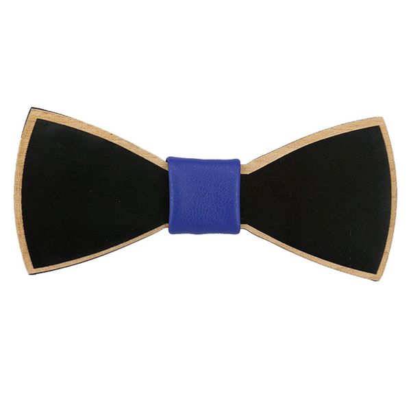 

neck ties hand-made wooden bow tie 2021 men's banquets wedding and groom's simple high grade wood bowtie classic trendy gifts, Blue;purple