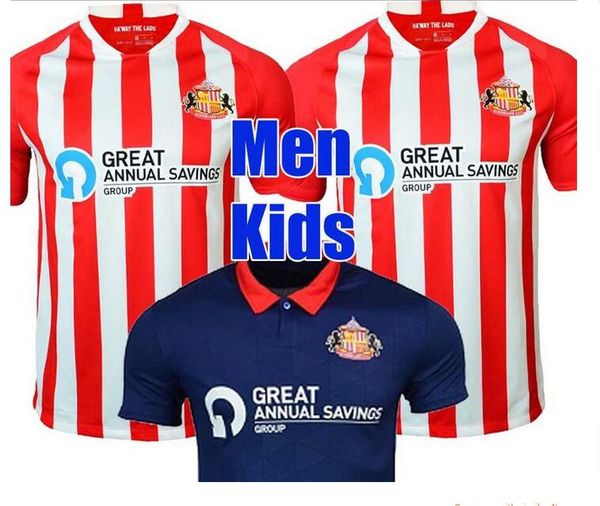 

2020 2021 sunderland soccer jerseys home red whter honeyman 20 21 wembley maja gooch football shirts maguire wyke maillots de foot men+kids, Black;yellow