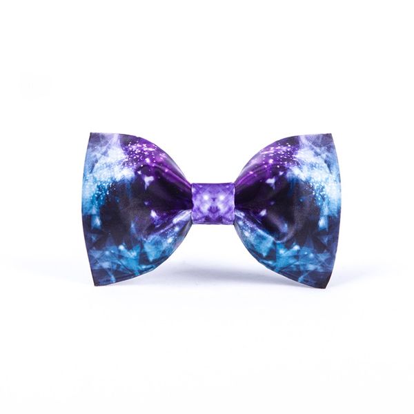 

2020 men bow tie handmade blue fantasy starry sky print bowties butterfly designers brand wedding bow ties for men, Black;gray