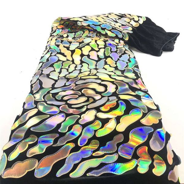 

fast shipping by dhl (5yds/pcs) african french lace fabric all4375 african organza lace material for sewing dress, Black;white