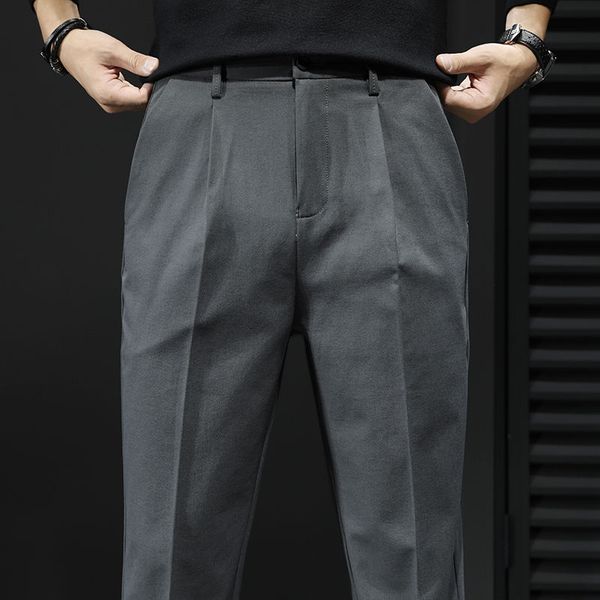 

men's suits & blazers casual trousers 2021 autumn and winter british long pants young people personality fashion trendy clothing, White;black