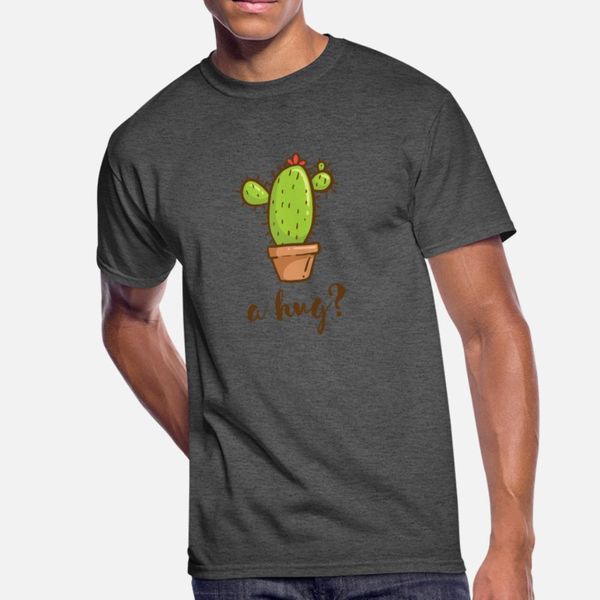 

a hug cactus love t shirt men printing 100% cotton s-xxxl gents fit fashion spring leisure shirt