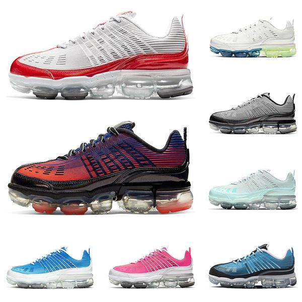 

360 men women running shoes gradient upper hyper pink laser blue light aqua metallic silver white mens trainers fashion sports sneakers
