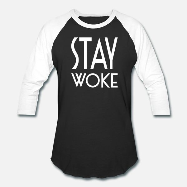 

пребывание проснулся т рубашки мужчин характер 100% хлопок crew neck новизна фитнес юмор весна в стиле ретро рубашки